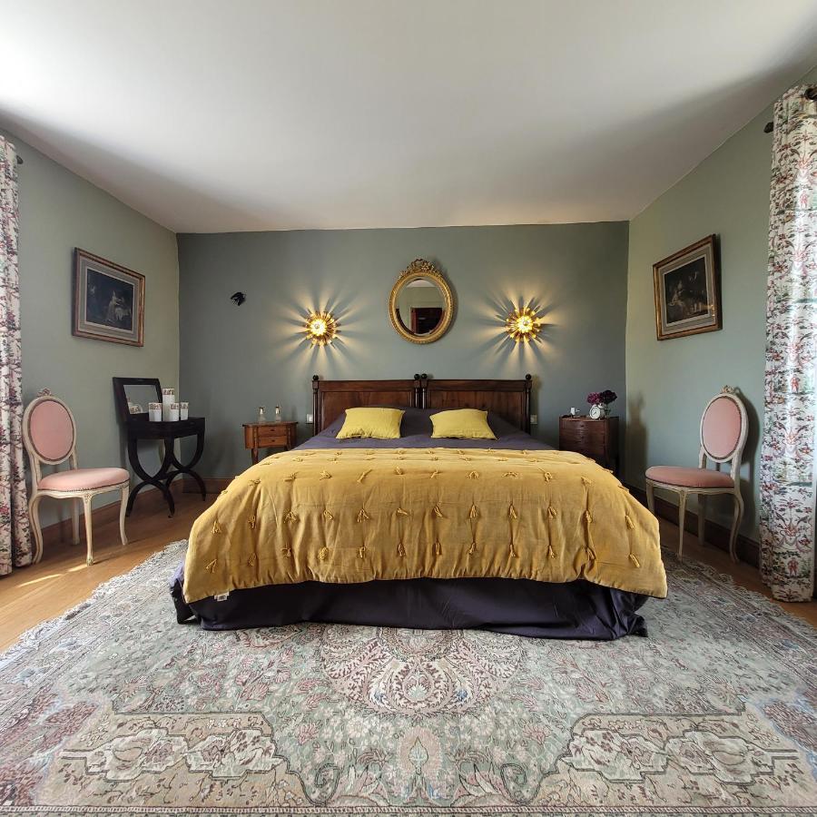 Gite De Charme Au Manoir Du Plessis-Quinquis Sainte-Seve Eksteriør billede