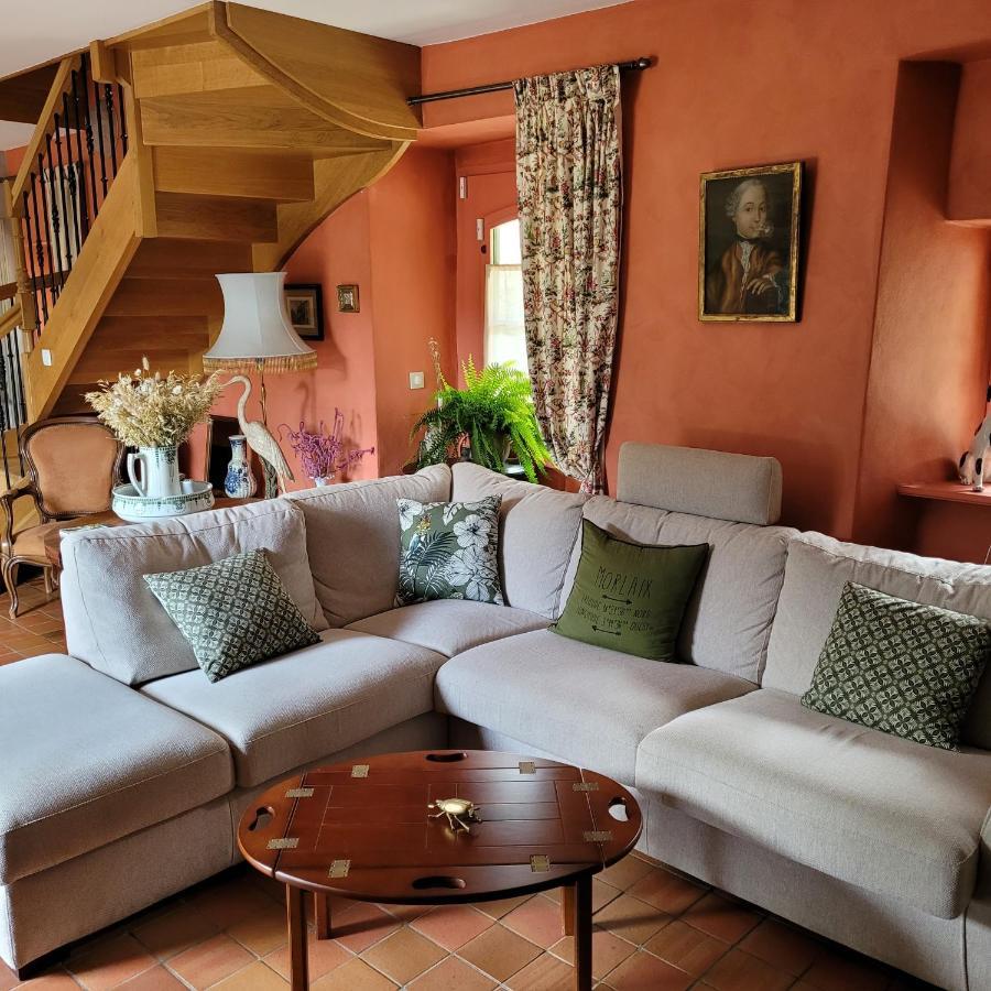 Gite De Charme Au Manoir Du Plessis-Quinquis Sainte-Seve Eksteriør billede